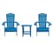 Flash Furniture Blue Side Table and 2 Folding Adirondack Chairs JJ-C14505-2-T14001-BLU-GG - alternate 5